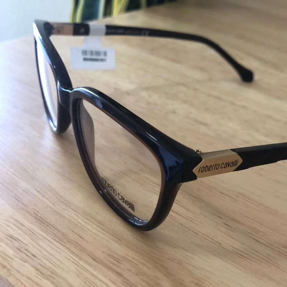 Roberto Cavalli dark brown eyeglasses frames
